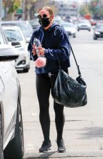 ASHLEE SIMPSON Leaves a Gym in Los Angeles 05/11/2021