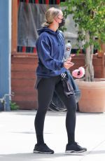 ASHLEE SIMPSON Leaves a Gym in Los Angeles 05/11/2021