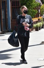 ASHLEE SIMPSON Leaves a Gym in Los Angeles 05/26/2021