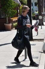 ASHLEE SIMPSON Leaves a Gym in Los Angeles 05/26/2021