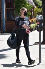ASHLEE SIMPSON Leaves a Gym in Los Angeles 05/26/2021