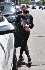 ASHLEE SIMPSON Leaves a Gym in Los Angeles 05/26/2021