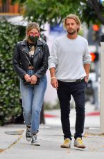ASHLEY BENSON and Alex Osbourne Out in Los Angeles 05/16/2021