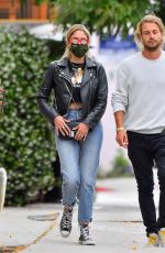 ASHLEY BENSON and Alex Osbourne Out in Los Angeles 05/16/2021