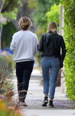 ASHLEY BENSON and Alex Osbourne Out in Los Angeles 05/16/2021