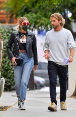 ASHLEY BENSON and Alex Osbourne Out in Los Angeles 05/16/2021