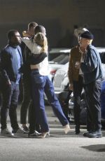 ASHLEY BENSON and Evan Ross Night Out in Hollywood 05/19/2021