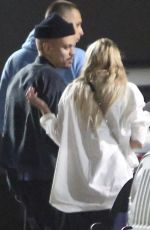 ASHLEY BENSON and Evan Ross Night Out in Hollywood 05/19/2021