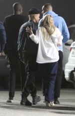ASHLEY BENSON and Evan Ross Night Out in Hollywood 05/19/2021