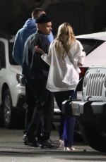 ASHLEY BENSON and Evan Ross Night Out in Hollywood 05/19/2021