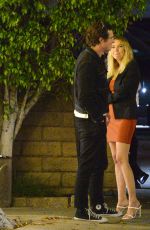ASHLEY BENSON and Matthew Morton at a Dinner Date in Los Angeles 05/03/2021