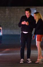 ASHLEY BENSON and Matthew Morton at a Dinner Date in Los Angeles 05/03/2021
