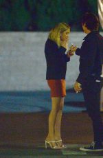 ASHLEY BENSON and Matthew Morton at a Dinner Date in Los Angeles 05/03/2021