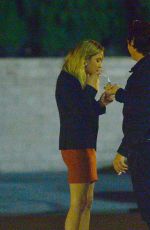 ASHLEY BENSON and Matthew Morton at a Dinner Date in Los Angeles 05/03/2021