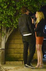 ASHLEY BENSON and Matthew Morton at a Dinner Date in Los Angeles 05/03/2021