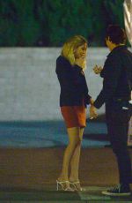ASHLEY BENSON and Matthew Morton at a Dinner Date in Los Angeles 05/03/2021