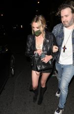 ASHLEY BENSON at Re-opening of Bootsy Bellows Night Club in West Hollywood 05/10/2021