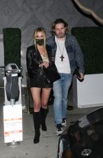 ASHLEY BENSON at Re-opening of Bootsy Bellows Night Club in West Hollywood 05/10/2021