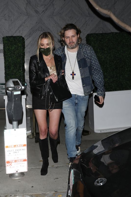 ASHLEY BENSON at Re-opening of Bootsy Bellows Night Club in West Hollywood 05/10/2021