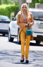 ASHLEY BENSON Out for Business Meeting in Hollywood 05/17/2021