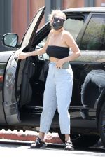 ASHLEY BENSON Out for Coffee in Los Angeles 05/03/2021