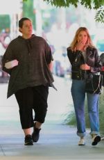ASHLEY BENSON Out for Dinner with a Friend in Los Angeles 05/26/2021