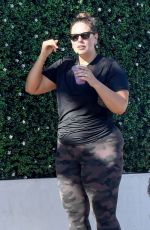 ASHLEY GRAHAM Out for Smoothie in Los Angeles 04/28/2021