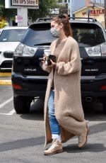 ASHLEY GREENE at Starbucks in Studio City 05/10/2021