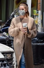ASHLEY GREENE at Starbucks in Studio City 05/10/2021