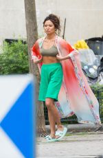 ASHLEY PARK Arrives on the Set of Emily in Paris 05/20/2021.