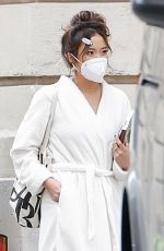 ASHLEY PARK on the Set of Emily in Paris in Paris 05/20/2021