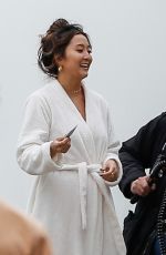 ASHLEY PARK on the Set of Emily in Paris in Paris 05/20/2021