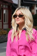 ASHLEY ROBERTS All in Pink at Heart Radio in London 05/06/2021