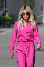 ASHLEY ROBERTS All in Pink at Heart Radio in London 05/06/2021