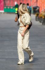 ASHLEY ROBERTS Arrives at Heart Radio in London 05/11/2021