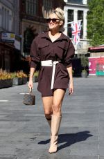 ASHLEY ROBERTS Arrives at Heart Radio in London 05/27/2021