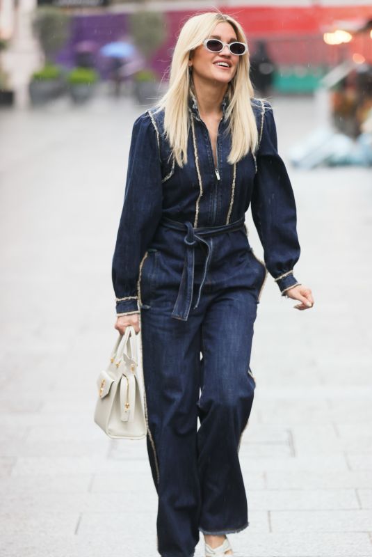ASHLEY ROBERTS Leaves Herat Radio in London 05/24/2021