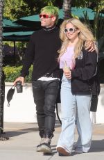 AVRIL LAVIGNE and Mod Sun Out for Coffee in Malibu 05/11/2021