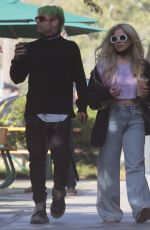 AVRIL LAVIGNE and Mod Sun Out for Coffee in Malibu 05/11/2021