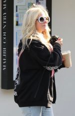 AVRIL LAVIGNE and Mod Sun Out for Coffee in Malibu 05/11/2021