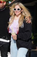 AVRIL LAVIGNE and Mod Sun Out for Coffee in Malibu 05/11/2021