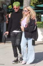 AVRIL LAVIGNE and Mod Sun Out for Coffee in Malibu 05/11/2021