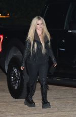 AVRIL LAVIGNE Night Out in Malibu 05/02/2021