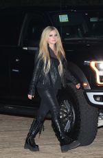 AVRIL LAVIGNE Night Out in Malibu 05/02/2021