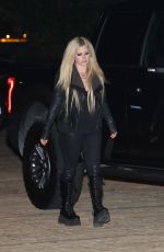 AVRIL LAVIGNE Night Out in Malibu 05/02/2021