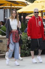 BEHATI PRINSLOO and Adam Levine Out for Lunch in Santa Barbara 05/01/2021