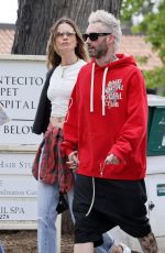 BEHATI PRINSLOO and Adam Levine Out for Lunch in Santa Barbara 05/01/2021