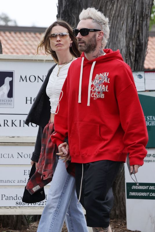 BEHATI PRINSLOO and Adam Levine Out for Lunch in Santa Barbara 05/01/2021