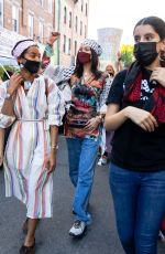 BELLA HADID at Palestinian Rally in New York 05/15/2021