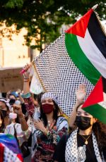 BELLA HADID at Palestinian Rally in New York 05/15/2021